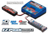 Traxxas 2972 EZ-Peak Dual 8amp iD Fast AC Charger for 2S/3S LiPo / NiMh Batteries