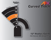 AFX 70609 12" Curved Track 1/8 (2) HO Scale Slot Car