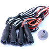 Yeah Racing LK-0027WT/RD Angeleye White/Red Fr/Rr LED Light Cable 2pc Tamiya Plug