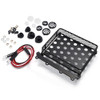 Yeah Racing 1/10 Rock Crawler Metal Wire Luggage Tray Type B w/4 White Lights