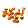Yeah Racing AHP-312OR Aluminum 7075 3x12mm Hex Socket Button Head Screws (10) OR