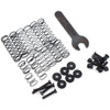Yeah Racing 100mm Desert Lizard Two Stage Internal Shock Pair Red For Crawler