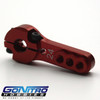 Go Nitro Hobbies 24T 3 Hole Aluminum Heavy Duty Servo Arm Red Hitec