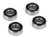 Losi LOSA6947 5x11x4 Rubber Sealed Ball Bearing (4): 10-T / Ten-T