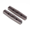 Gmade GM30024 GS01 Machined M3 54mm Upper Link (2) (Titanium Grey) : Komodo