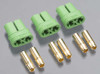 Castle Creations 4mm Polarized Bullet Connector Female Set 011-0076-00