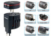 Tenergy World Travel Universal Power Adapter with Dual Port USB AC Charger