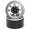 Yeah Racing WL-0115SV 1.9 Alum CNC 8 Spoke Beadlock Wheel w/ Wheel Hub (2) Silver