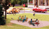 Woodland Scenics Outdoor Dining N Train Figures A2214
