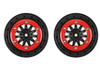 Pro-Line 2745-03 ProTrac F-11 2.2/3.0 Red/Black Beadlock Short Course Wheels