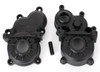 Traxxas 8691 Front / Rear Gearbox Halves w/ Idler Gear Shaft : E-Revo VXL Brushless