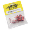 Yeah Racing WA-024RD Aluminum Hex Adaptor 20mm Offset :12mm Hex Wheels Red (4)