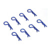 Dynamite Anodized Body Clips Blue 8pcs DYN5526