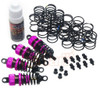 Yeah Racing DSG-0050PK Shock-Gear 50mm Damper Shock (4) for 1/10 RC Touring Car Pink