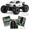 Pro-Line 3513-17 Pre-Cut Brute Bash Armor Body White : X-Maxx