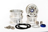 HoBao 230117S CNC Aluminum 1.9″ Beadlock Ring 6 Spoke Wheels (2) Silver
