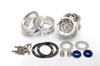 HoBao 230118S CNC Aluminum 1.9″ Beadlock Rims Wheels with Rings (2) -Silver