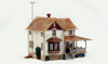 Woodland Scenics Built / Ready Corner Porch House HO Railroad Building BR5046