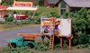 Woodland Scenics Sign Slingers HO Railroad Train Figure / Vehicle AS5556