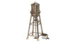 Woodland Scenics Rustic Water Tower - Built-&-Ready(R) Landmark Structure Assembled O Scale