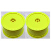 DeRacing Borrego Buggy Wheels / Rims Kyosho RB5/ZX-5 Rear Yellow ( 2 )