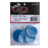 DE Racing DER-GMP-B Snap-In Mud Plugs Disk : Gambler Wheels Blue (4)