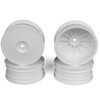 DE Racing Speedline Buggy Front White Wheels : Associated B64 - B64D / TLR 22 3.0 - 4.0