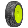 GRP GBY12B 1:8 Buggy CAYMAN B Medium Mounted Tires w/ Yellow Wheel (2) : F/R