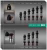 Gmade GM21907 XD Aeration Shock 55mm 4pcs : 1/10 On Road Cars