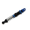 STRC Alum Threaded Shock Bodies Lower Caps & Collar (1 pair) : Ascender BK-Blue