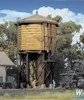 Walthers 933-2813 Wood Water Tank - Built-Ups Assembled - Yellow Ochre : HO Scale