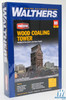 Walthers 933-2922 Wood Coaling Tower Kit - 7-1/2 x 6-1/2 x 10-5/8" : HO Scale