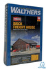 Walthers  933-2954 Brick Freight House Kit - 9-3/4 x 9-3/8 x 4-3/8" : HO Scale