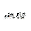 Woodland Scenics Holstein Cows HO Train Figures A1863