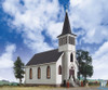 Walthers 933-3655 Cottage Grove Church Kit 7 x 3-1/2 x 8" : HO Scale