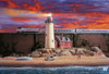 Walthers 933-3663 Rocky Point Lighthouse Kit - 3 x 8-1/8 x 8-7/8" : HO Scale
