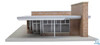 Walthers 933-4064 Modern Brick Santa Fe Station Kit : HO Scale