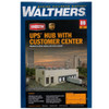Walthers 933-4110 UPS(R) Hub with Customer Center Kit : HO Scale