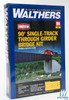 Walthers 933-4503 90' Single-Track Railroad Through Girder Bridge Kit : HO Scale