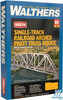 Walthers 933-4521 Arched Pratt Truss Railroad Bridge Single-Track Kit : HO Scale