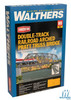 Walthers 933-4522 Arched Pratt Truss Railroad Bridge Double-Track Kit : HO Scale