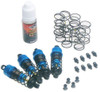 Yeah Racing DSG-0060BU Shock-Gear 60mm Damper Shock Set (4) Blue 1/10 Off Road Car