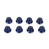 Tuning Haus TUH1062-F 3mm Aluminum Locknut Flanged (8) Dark Blue