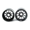 Tuning Haus TUH1179 F1 Foam Front Wheels (2) Black use w/ Shimizu Rubber