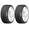 GRP GTJ01-R1 1:8 GT T01 REVO R1 Rain Belted Tire w/ White Wheel (2)