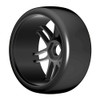 GRP GTX02-R1 1:8 GT T02 SLICK R1 Rain Belted Tire w/ Black Wheel (2)