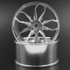 Yeah Racing WL-0133SV Spec D Plus Aluminum 7075 10 Spoke +8 Offset Drift Rim (2)