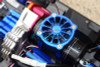 GPM Racing Aluminum Motor Heatsink Blue w/ Cooling Fan : Traxxas E-Revo VXL 2.0