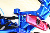 GPM Racing Aluminum Rear Wing Arms Blue : Traxxas E-Revo VXL 2.0