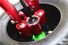 GPM Racing Alum Front CVD+13mm Hex Red : Arrma Kraton / Outcast